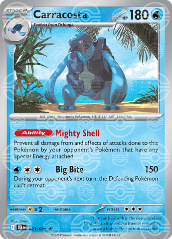 Carracosta (Poke Ball Pattern) 023/086  - Holofoil SV Black Bolt
