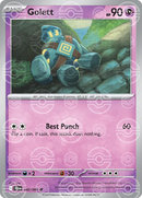 Golett (Poke Ball Pattern) 042/086 - Holofoil SV Black Bolt
