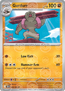 Gurdurr (Poke Ball Pattern) 048/086  - Holofoil SV Black Bolt