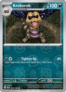 Krokorok (Poke Ball Pattern) 058/086 - Holofoil SV Black Bolt