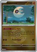 Lunatone (Dusk Ball) 105/217  - Reverse Holofoil ME Ascended Heroes - Rare