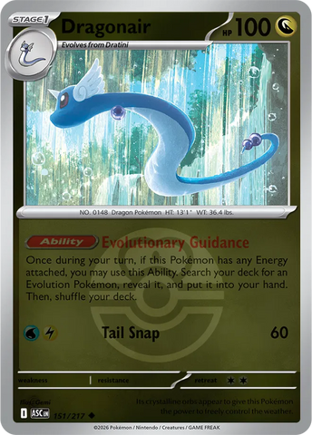 Dragonair (Love Ball) 151/217  - Reverse Holofoil ME Ascended Heroes - Uncommon