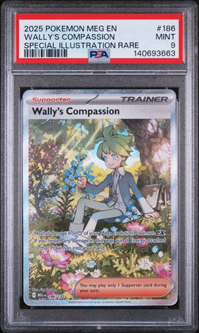 Pokemon Wally's Compassion Special Illustration Rare (186/132) [Mega Evolution] PSA 9