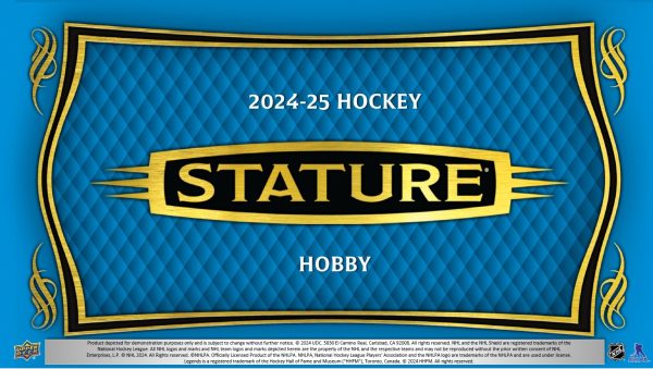 2024-25 Upper Deck Stature Hockey Hobby Box (Call for Price)