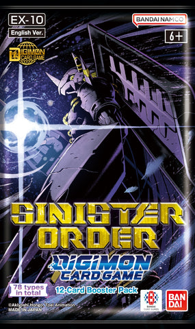Digimon Sinister Order Extra Booster Pack [EX10]