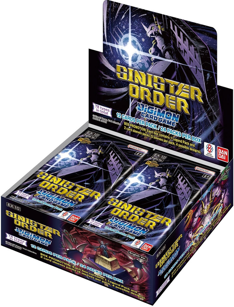 Digimon Sinister Order Extra Booster Box [EX10]