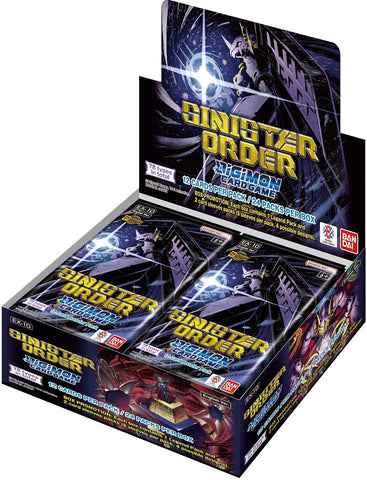 Digimon Sinister Order Extra Booster Box [EX10]