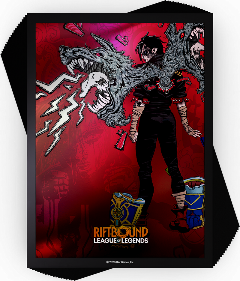 Riftbound League of Legends TCG Unleashed Art Sleeves - Vi