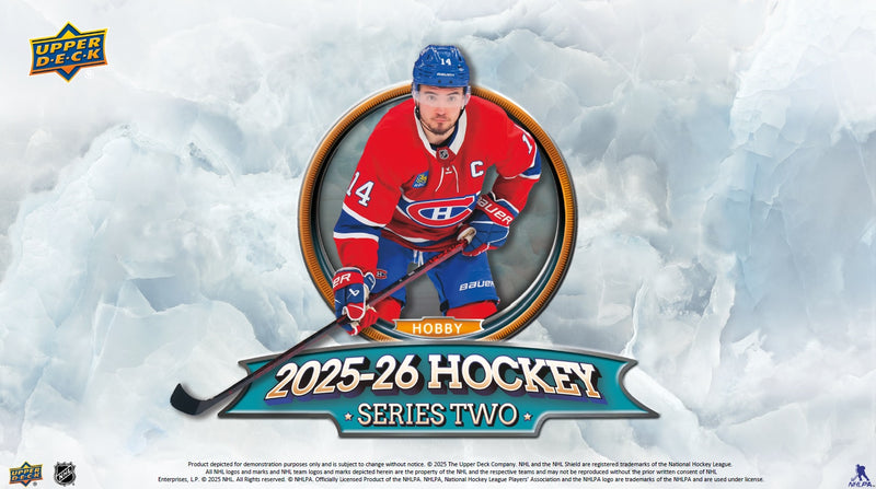 (Pre Order) 2025-26 Upper Deck Series 2 Hobby Box - Release Date: 15 March 2026 (Call for Price)