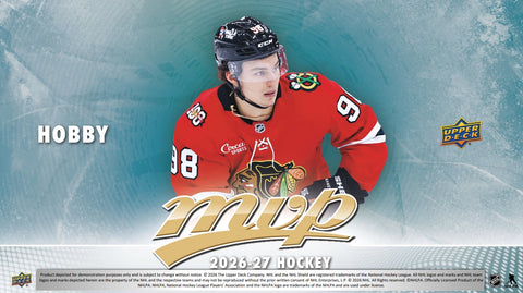 (Pre-Order) 2026-27 Upper Deck MVP Hockey Hobby Box (Call for Price)