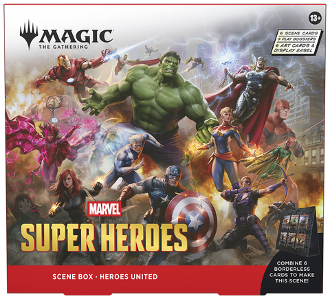 MTG Marvel Super Heroes Scene Box - Heroes United