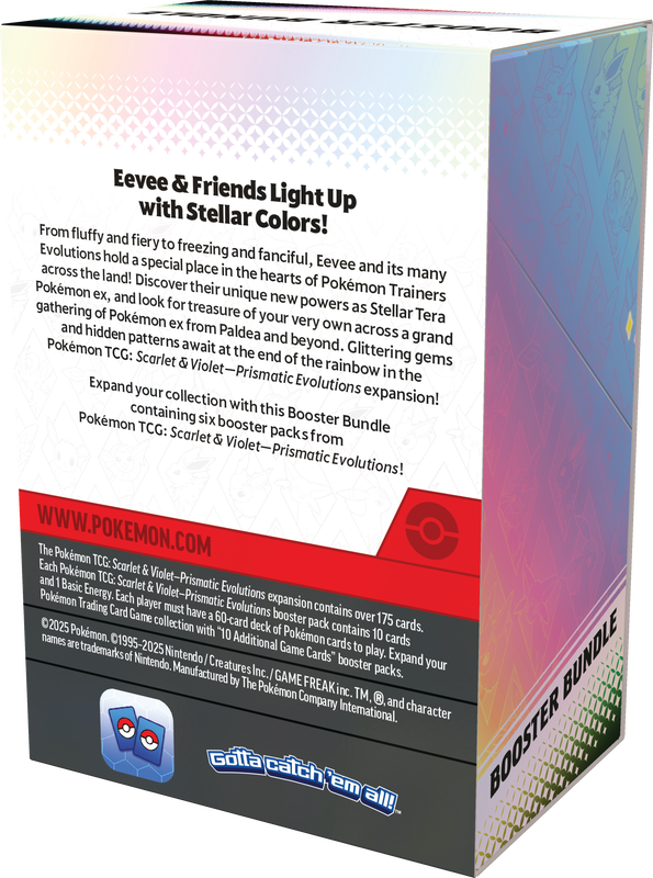 Pokemon Prismatic Evolutions Booster Bundle