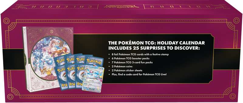 Pokemon Holiday Calendar 2025