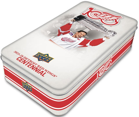 (Pre Order) 2025-26 Upper Deck Detroit Red Wings Centennial Hobby Box - Release Date: 15 February 2026 (Call for Price)
