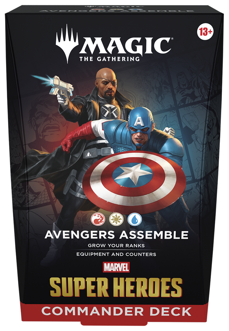 (Pre-Order) MTG Marvel Super Heroes Commander Deck - Avengers Assemble, Release Date: June 26, 2026