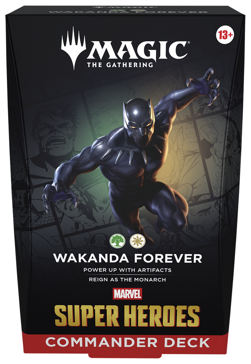 (Pre-Order) MTG Marvel Super Heroes Commander Deck - Wakanda Forever, Release Date: June 26, 2026