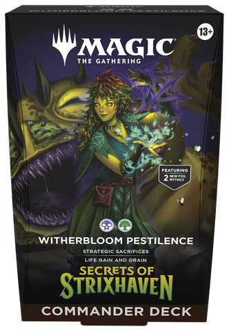MTG Secrets of Strixhaven Commander Deck - Witherbloom Pestilence