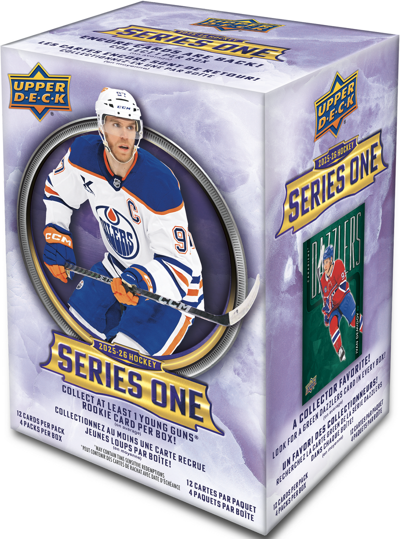2025-26 Upper Deck Hockey Series 1 Hockey Blaster Box