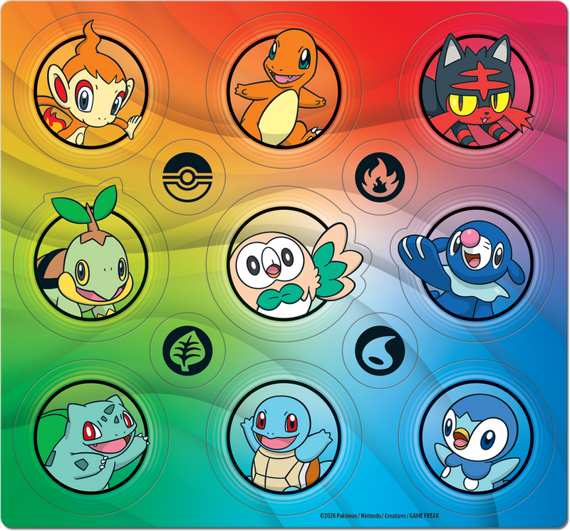 Pokemon First Partners Illustration Collection Series 1