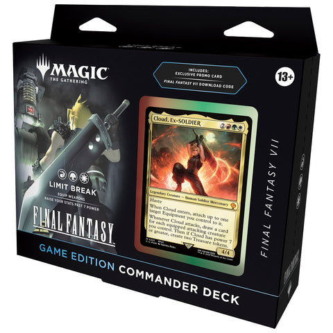 (Pre-Order) MTG Final Fantasy 7 Game Edition Commander Deck - Limit Break, Release Date: December 5, 2025