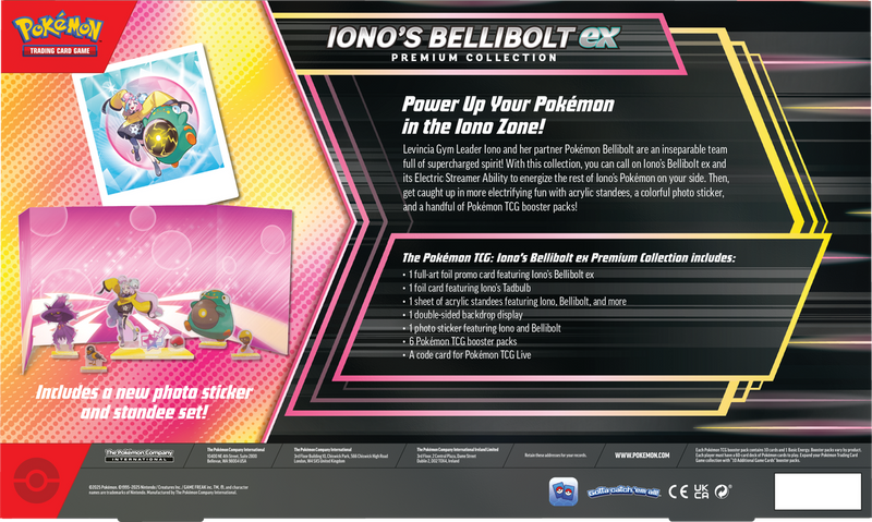Pokemon Iono's Bellibolt EX Premium Collection
