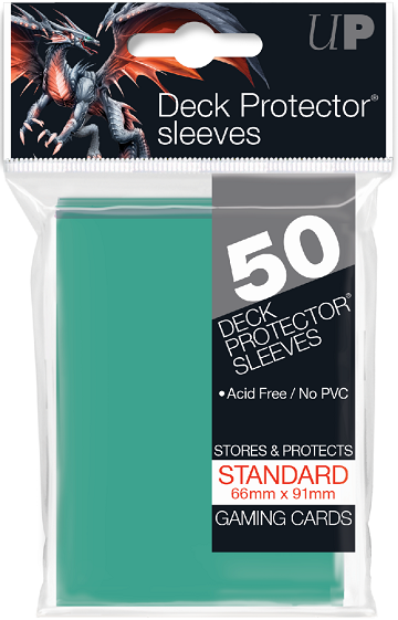 Ultra Pro Standard Size Pro Gloss Sleeves (Aqua)