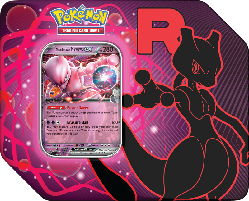 Pokemon Team Rocket Tin (Mewtwo ex)