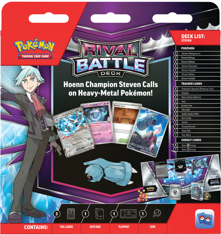 Pokemon Rival Battle Deck - Steven
