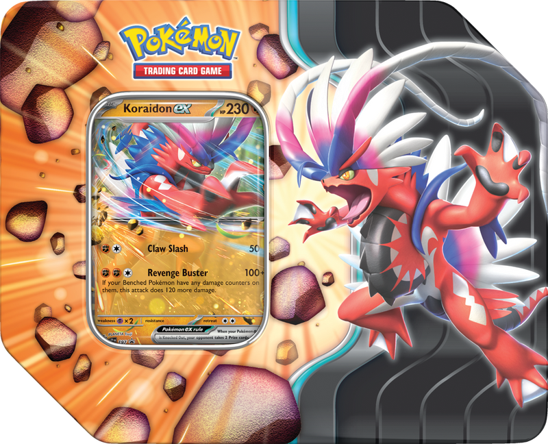 Pokemon Slashing Legend Tin - Koraidon ex