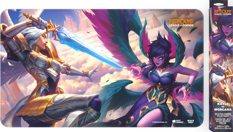 Riftbound League of Legends TCG Vendetta Playmat - Kayle vs Morgana