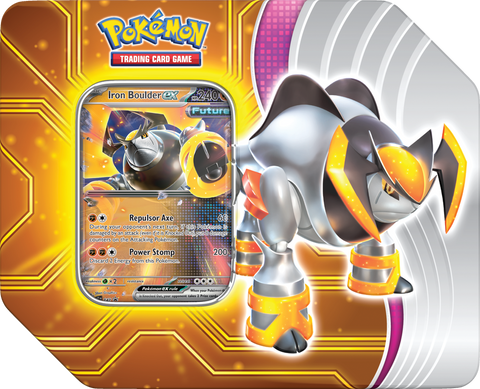 Pokemon 2024 Paradox Destinies Tin - Iron Boulder ex