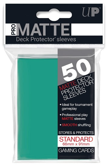 Ultra Pro Standard Size Pro Matte Sleeves (Aqua)