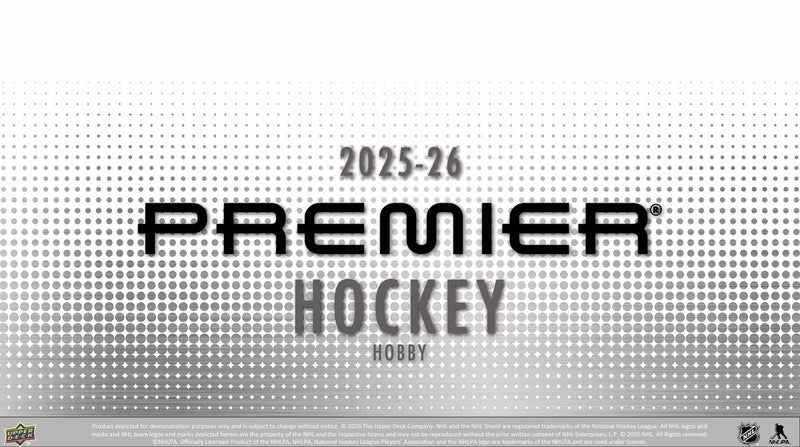 (Pre-Order) 2025-26 Upper Deck Premier Hockey Hobby Box (Call for Price)