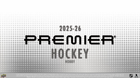 (Pre-Order) 2025-26 Upper Deck Premier Hockey Hobby Box (Call for Price)