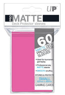 Ultra Pro Small Size Pro Matte Sleeves (Bright Pink)