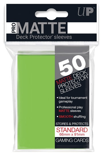 Ultra Pro Standard Size Pro Matte Sleeves (Lime Green)