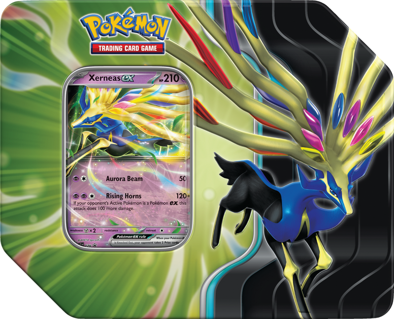 Pokemon Azure Legend Tin (Xerneas), Release Date: Feb 21, 2025