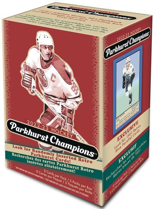 2022-23 Upper Deck Parkhurst Champions Hockey Retail Blaster Box