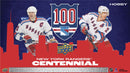(Pre-Order) 2025-26 Upper Deck New York Rangers Centennial Hockey Hobby Box - Release Date: 15 March 2026 (Call for Price)