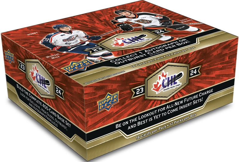 2023-24 Upper Deck CHL Hockey Hobby Box