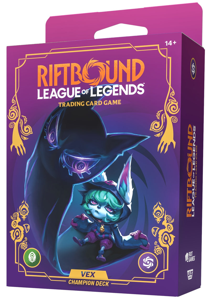 Riftbound League of Legends TCG Unleashed Champion Deck - Vex