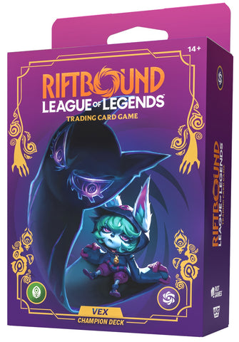 Riftbound League of Legends TCG Unleashed Champion Deck - Vex