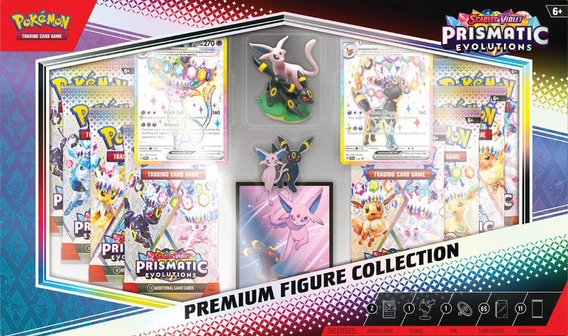 (Pre-Order) Pokemon Prismatic Evolutions Premium Figure Collection (Espeon & Umbreon), Release Date: TBD