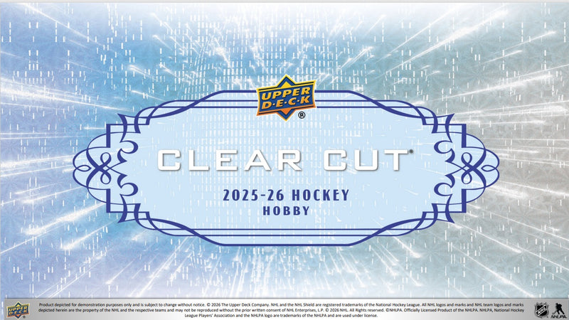 (Pre-Order) 2025-26 Upper Deck Clear Cut Hockey Hobby Box (Call for Price)