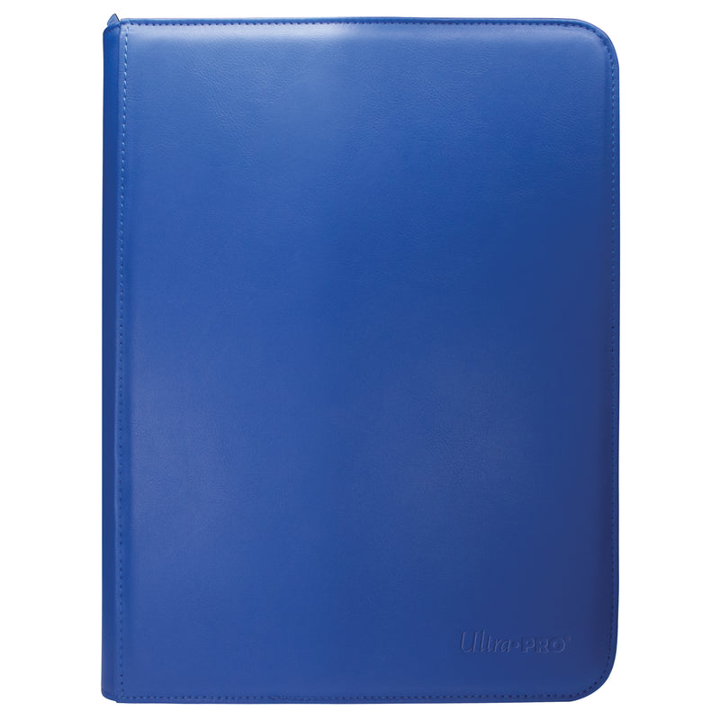 Ultra Pro 9 Pocket Vivid Zippered Pro Binder (Blue)