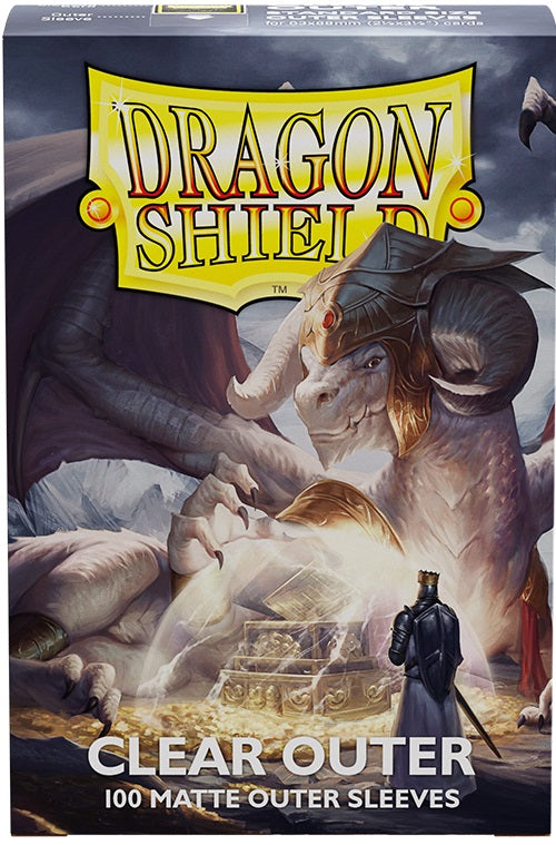 Dragon Shield Standard Matte Clear Outer Sleeves (100ct)