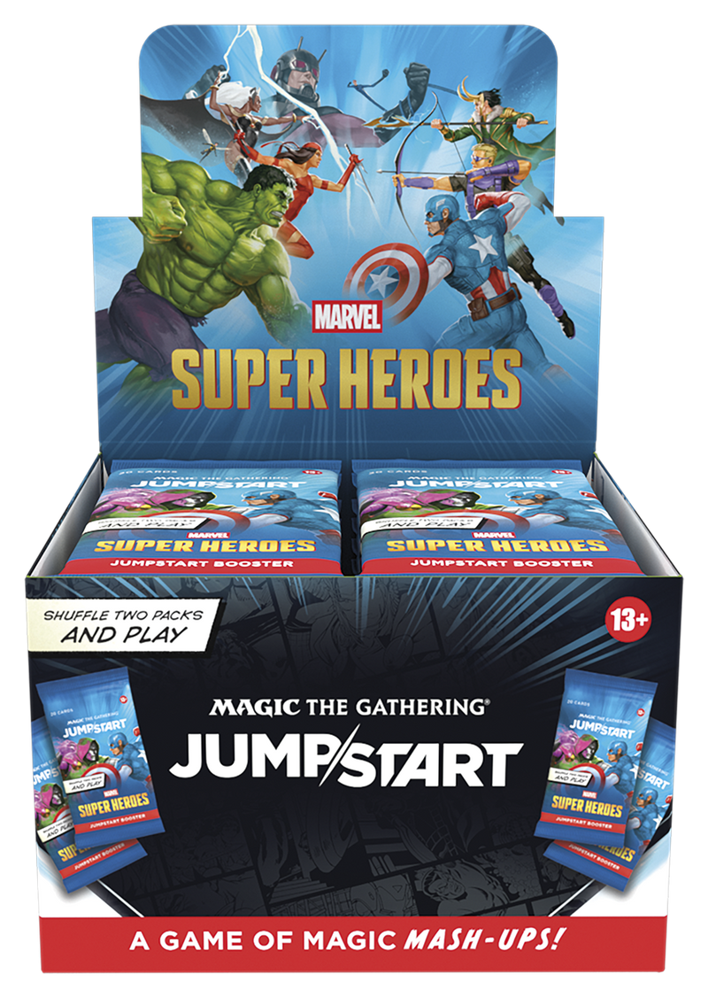 (Pre-Order) MTG Marvel Super Heroes Jumpstart Booster Box, Release Date: June 26, 2026