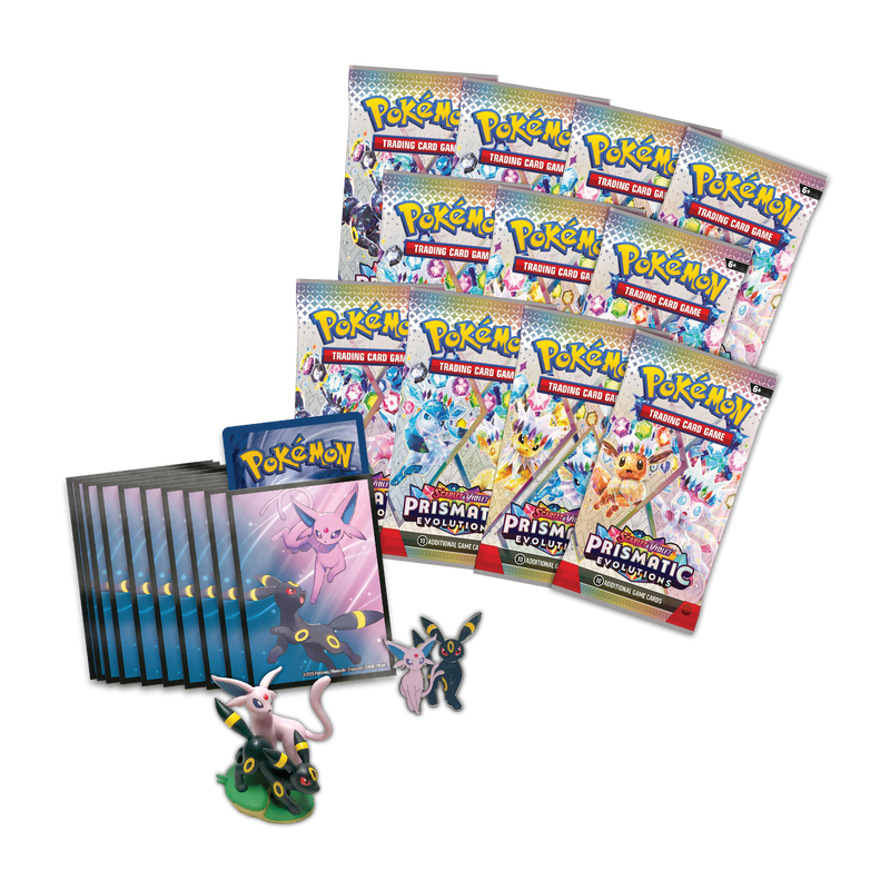 (Pre-Order) Pokemon Prismatic Evolutions Premium Figure Collection (Espeon & Umbreon), Release Date: TBD