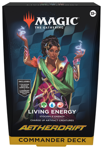 MTG Aetherdrift Commander Decks - Living Energy