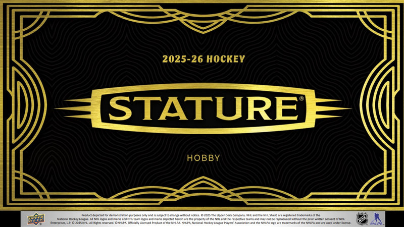 (Pre-Order) 2025-26 Upper Deck Stature Hockey Hobby Box (Call for Price)